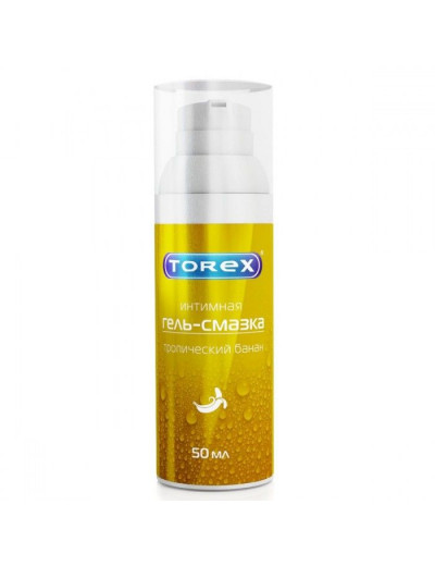 Гель-смазка на водной основе Torex  Тропический банан  - 50 мл.