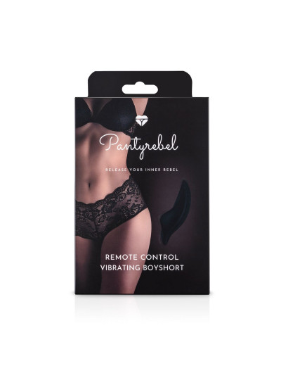 Кружевные шортики с виброэлементом Remote Control Vibrating Boyshort