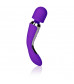 Фиолетовый вибромассажер Body Wand Massager - 22,25 см.