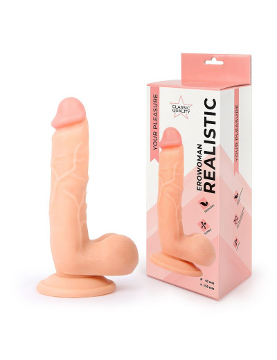 Фаллоимитатор-реалистик Erowoman телесного цвета