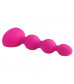 Розовый анальный вибростимулятор Anal Beads S - 14,5 см.