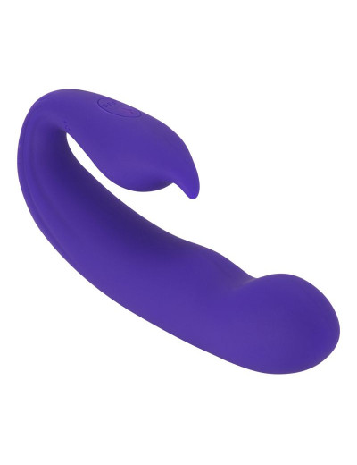 Фиолетовый вибратор G-Spot Dual Stimulator with Rolling Ball - 17,1 см.