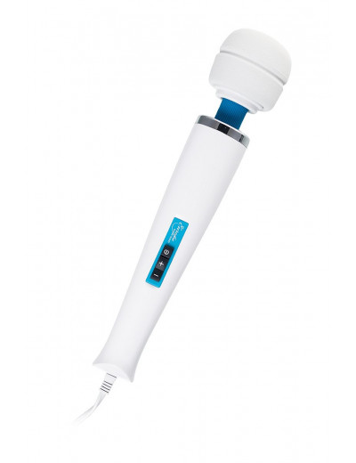 Белый вибромассажёр Magic Wand Europe - 31,5 см.