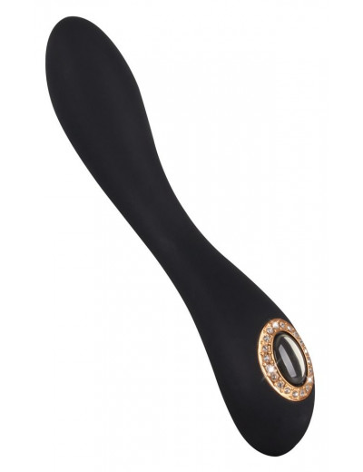Черный элегантный вибратор Cleopatra G-Spot Vibrator - 19,7 см.