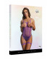 Боди с открытыми чашками и гартерами Open-cup Strappy Teddy
