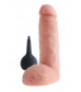 Реалистичный фаллоимитатор с эффектом семяизвержения Squirting Cock with Balls - 20,3 см.