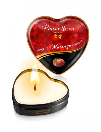 Массажная свеча с ароматом персика Bougie Massage Candle - 35 мл.