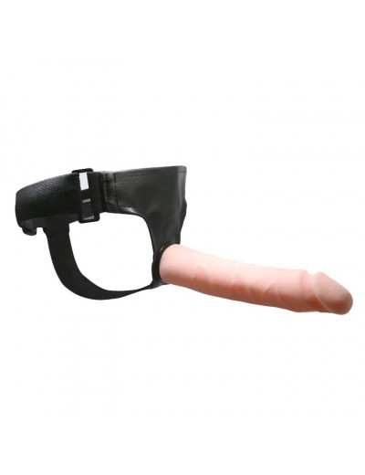 Гибкий фаллоимитатор-реалистик на трусиках Ultra Passionate Harness - 21,5 см.