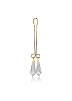 Зажим для половых губ с прозрачными кристаллами Cleopatra Collection Clitoral Jewelry Crystals