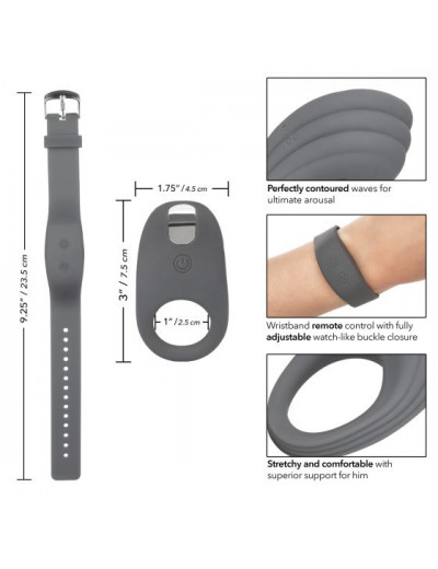 Серый вибронабор Silicone Remote Adventure Set