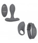 Серый вибронабор Silicone Remote Adventure Set