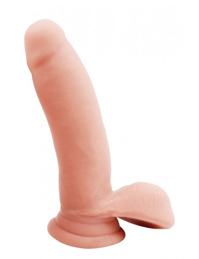 Телесный фаллоимитатор-реалистик Dual Density Dildo - 17,5 см.