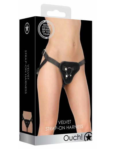 Черные трусики для страпона V V Adjustable Harness with O-Ring