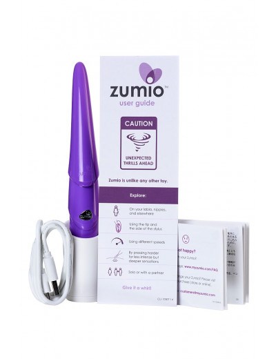 Фиолетовый стимулятор клитора с ротацией Zumio S