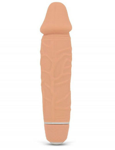 Телесный вибратор PURRFECT SILICONE CLASSIC MINI - 15 см.