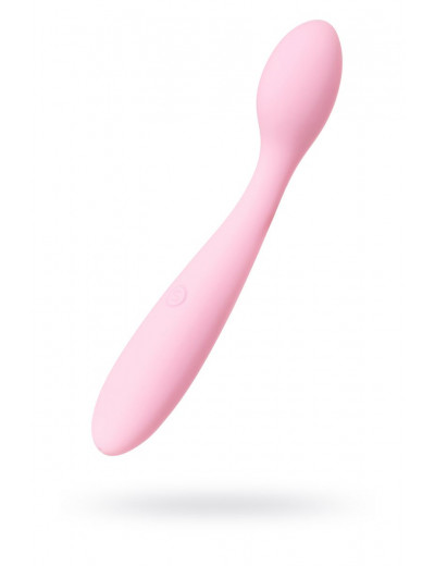 Нежно-розовый клиторальный вибратор Keri Pale Pink - 17 см.