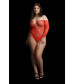 Пикантное боди Wonder Rhinestone Bodysuit с длинными рукавами