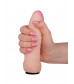 Черный пояс-трусики с двумя насадками Soft-Dolli - 16,5 и 10,5 см.