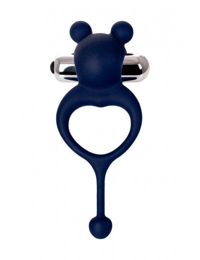 Синее виброкольцо с хвостиком JOS MICKEY