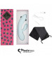 Нежно-голубой вибратор-кролик Lea Rabbit Vibrator - 20,2 см.