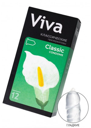 Классические презервативы VIVA Classic - 12 шт.