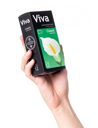 Классические презервативы VIVA Classic - 12 шт.