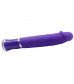 Фиолетовый силиконовый вибратор ECSTASY Rowdy Dong - 21,4 см.