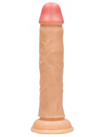 Телесный реалистичный фаллоимитатор Realistic Cock 9  - 23,5 см.