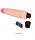 Вибратор телесного цвета  Realistic Cock Vibe - 15,5 см.