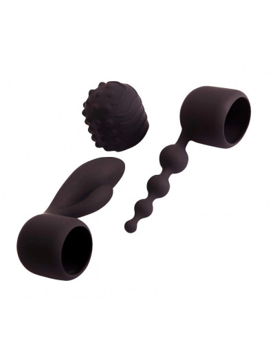Жезловый вибратор с насадками Supercharged Wand Set