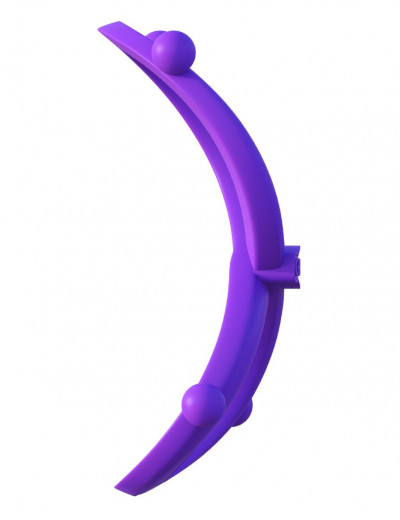 Фиолетовое эрекционное кольцо на пенис и мошонку Infinity Ring
