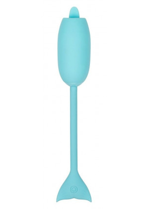 Голубой вибромассажер-яйцо Rechargeable Kegel Teaser