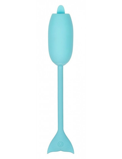 Голубой вибромассажер-яйцо Rechargeable Kegel Teaser