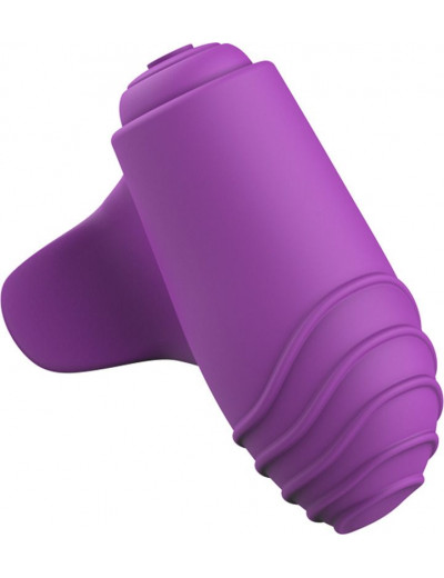 Фиолетовый вибростимулятор на пальчик Bteased Basic Finger Vibrator