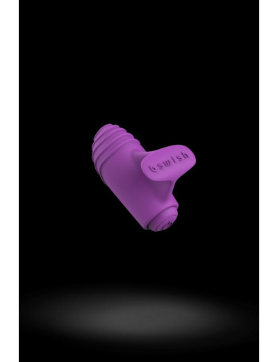 Фиолетовый вибростимулятор на пальчик Bteased Basic Finger Vibrator