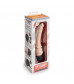 Телесный анальный вибратор 7  Slim Anal Realistic Vibrator - 20 см.
