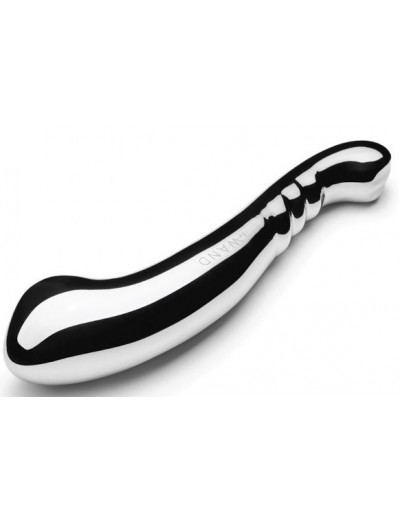 Серебристый утяжеленный фаллоимитатор Contour - 28,6 см.