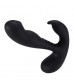 Черный вибростимулятор простаты Anal Vibrating Prostate Stimulator with Rolling - 13,3 см.