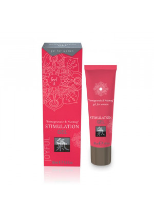 Возбуждающий интимный гель для двоих STIMULATION GEL Pomegranate   Nutmeg - 30 мл.