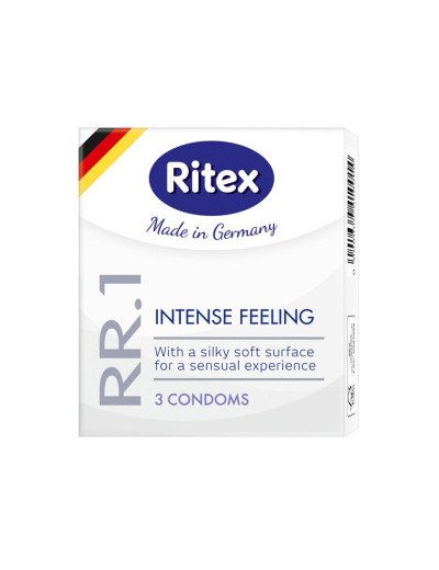 Классические презервативы RITEX INTENSE FEELING - 3 шт.