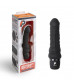 Черный вибратор-реалистик 6  Realistic Vibrator - 17 см.