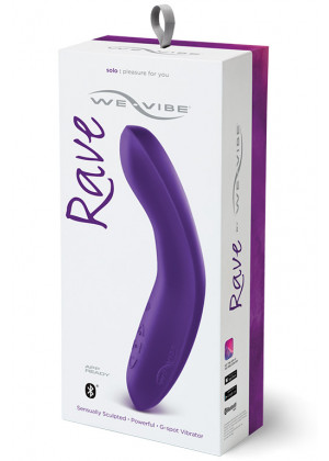 Фиолетовый вибромассажёр We Vibe Rave Purple - 19,3 см.