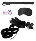 Черный игровой набор БДСМ Bondage Belt Restraint System