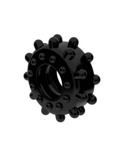 Черное эрекционное кольцо POWER PLUS Cockring