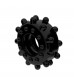 Черное эрекционное кольцо POWER PLUS Cockring