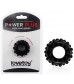 Черное эрекционное кольцо POWER PLUS Cockring