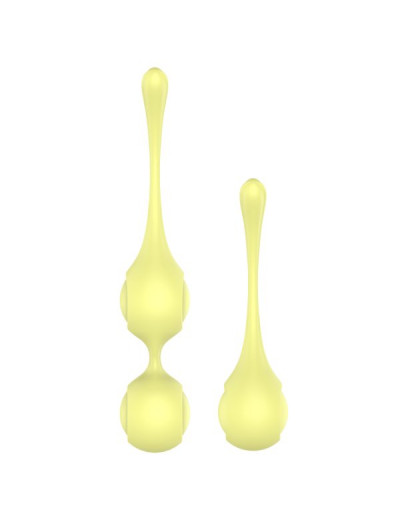 Набор желтых вагинальных шариков Lemon Squeeze