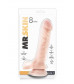 Телесный фаллоимитатор с мошонкой Dr. Skin 9 Inches Cock 1 - 22,86 см.
