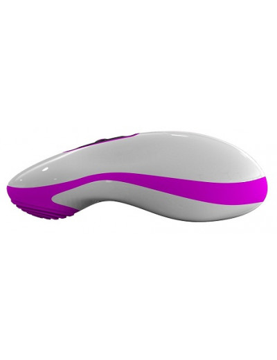 Бело-розовый вибростимулятор Mouse
