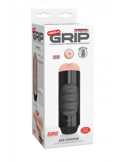 Мастурбатор-анус Extreme Toyz Mega Grip Vibrating Stroker Mouth